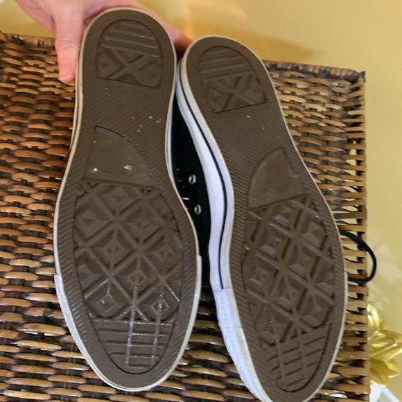 Chuck Taylor Converse Black and White High-Tops - Picture 7 of 10